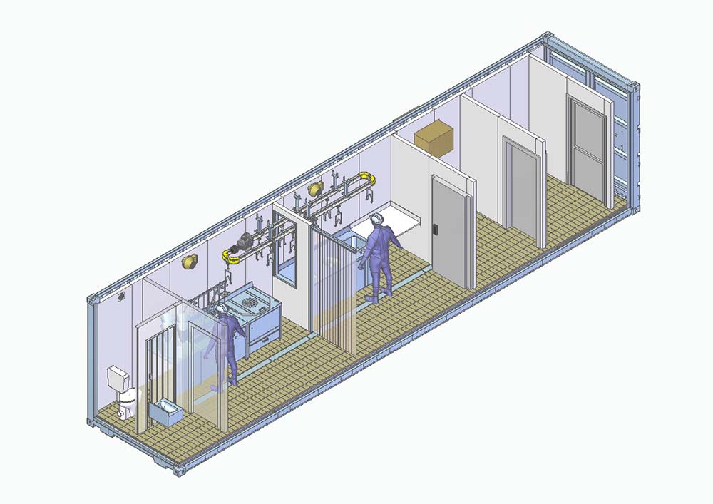 Impianti Modulari avicoli VERONA-ISO-XL